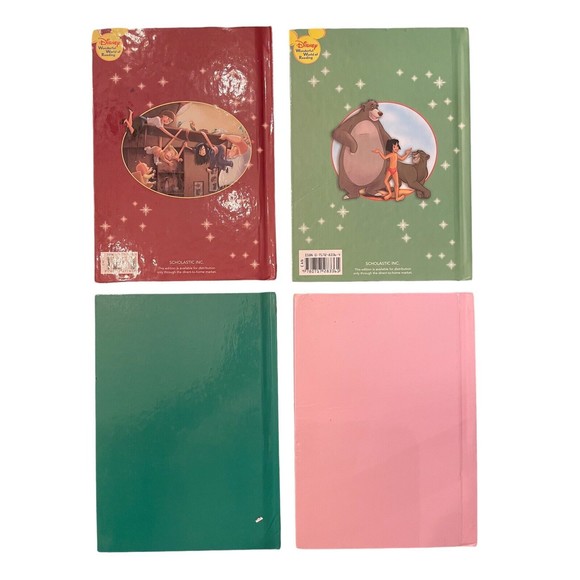 Walt Disney Children’s Book Lot of 5 Kids Literature Jungle Book The Incredibles - Picture 2 of 3